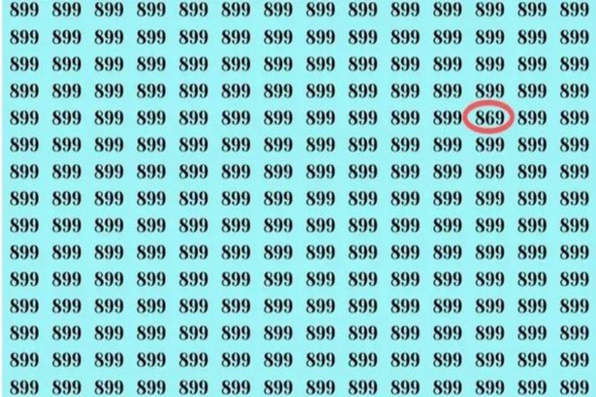 Satu angka berbeda dengan angka lainnya